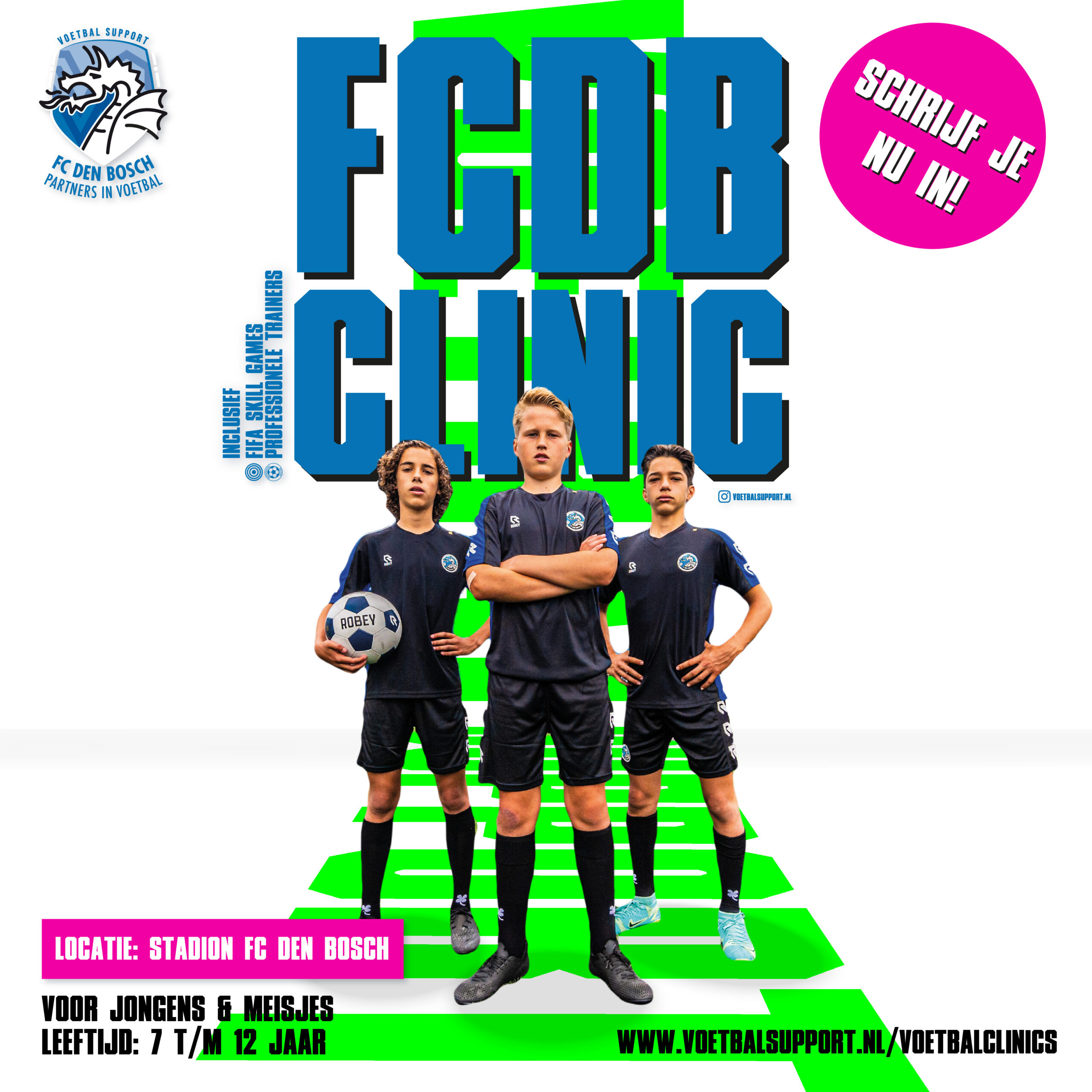 fc den bosch voetbalclinics